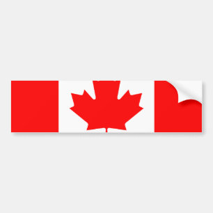 Coche Pegatina para el parachoques canadiense de la