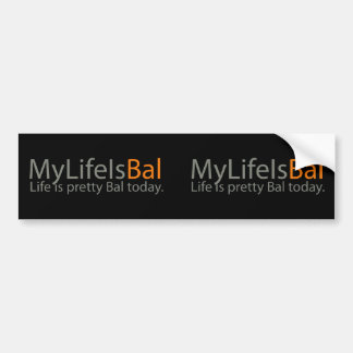 Coche pegatina para el parachoques de 2x MyLifeIsBal