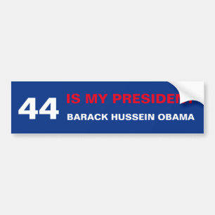Coche Pegatina para el parachoques de 44 Obama