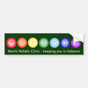 Coche Pegatina para el parachoques de 7 Chakras