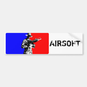 Coche Pegatina para el parachoques de AIRSOFT