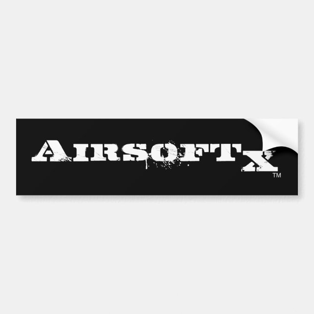 Coche Pegatina para el parachoques de AirsoftX (Frente)