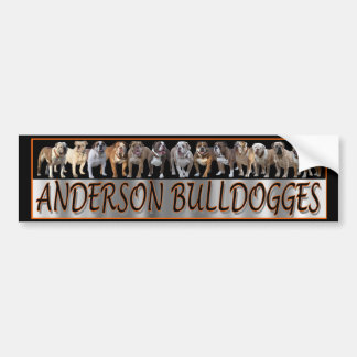 Coche Pegatina para el parachoques de Anderson Bulldogge