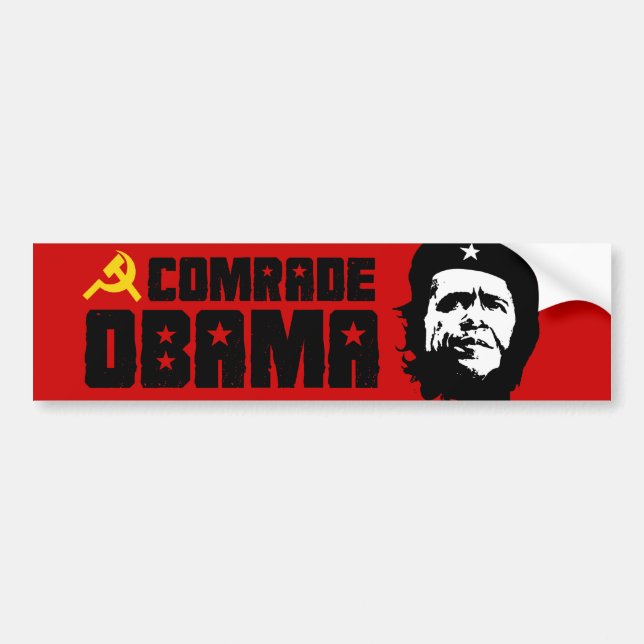 Coche Pegatina para el parachoques de Anti-Obama (Frente)