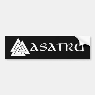 Coche Pegatina para el parachoques de Asatru