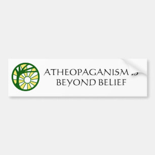 Coche Pegatina para el parachoques de Atheopaganism