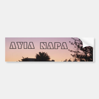 Coche Pegatina para el parachoques de Ayia Napa
