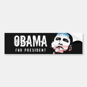 Coche Pegatina para el parachoques de Barack Obama