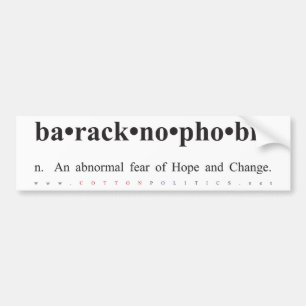 Coche Pegatina para el parachoques de Baracknophobia