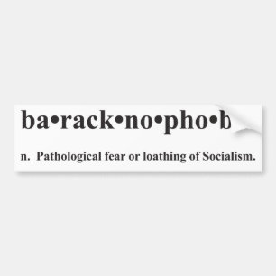 Coche Pegatina para el parachoques de Baracknophobia