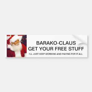 Coche Pegatina para el parachoques de Barako Claus