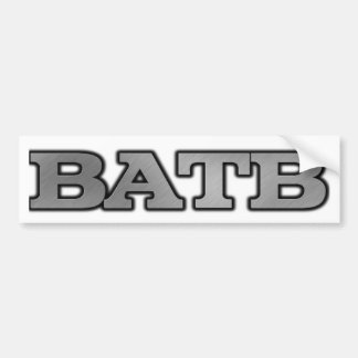 Coche Pegatina para el parachoques de BATB