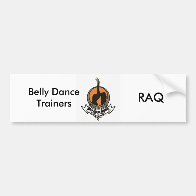 Coche Pegatina para el parachoques de BDT (Frente)