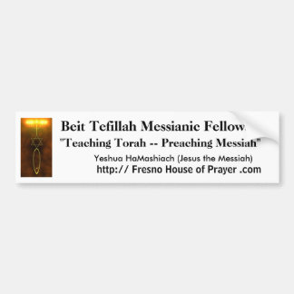 Coche Pegatina para el parachoques de Beit Tefillah -