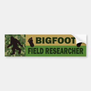 Coche Pegatina para el parachoques de Bigfoot