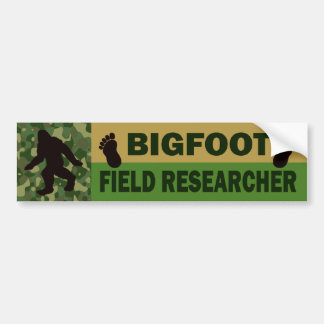 Coche Pegatina para el parachoques de Bigfoot
