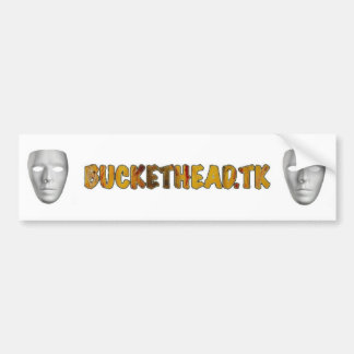 Coche Pegatina para el parachoques de Buckethead.tk