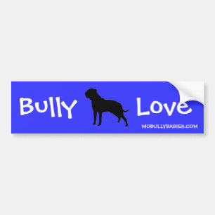 Coche Pegatina para el parachoques de Bullmastiff del