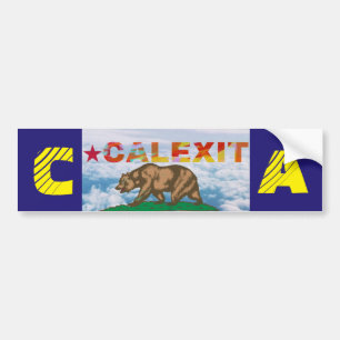 Coche Pegatina para el parachoques de CALEXIT
