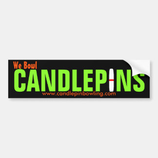 Coche Pegatina para el parachoques de Candlepin