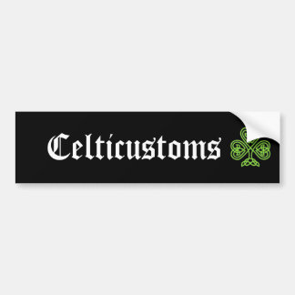 Coche Pegatina para el parachoques de Celticustoms