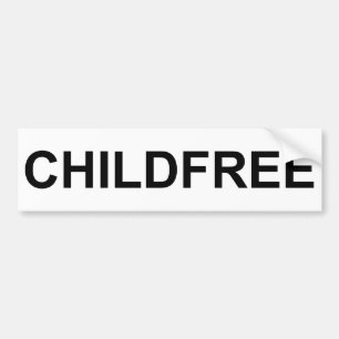 Coche Pegatina para el parachoques de Childfree