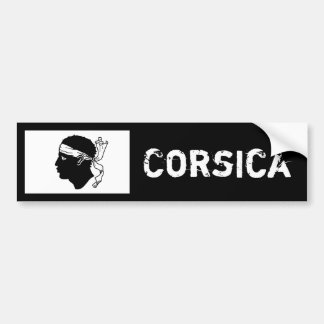 Coche Pegatina para el parachoques de Córcega