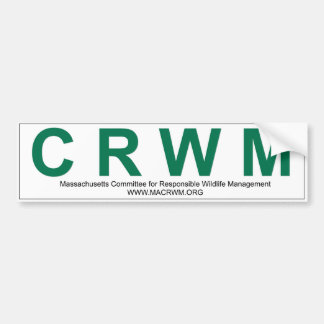 Coche Pegatina para el parachoques de CRWM