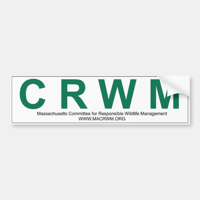 Coche Pegatina para el parachoques de CRWM (Frente)