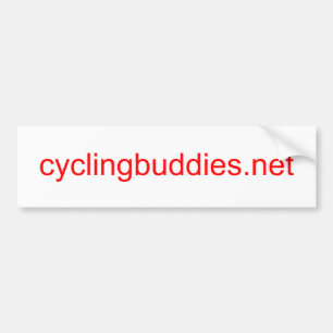 Coche Pegatina para el parachoques de CyclingBuddies
