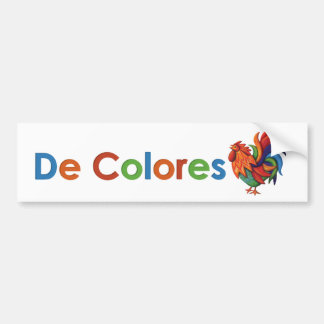 Coche Pegatina para el parachoques de De Colores Rooster