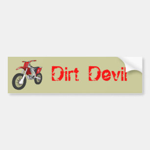 Coche Pegatina para el parachoques de Dirt Devil