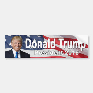 Coche Pegatina para el parachoques de Donald Trump