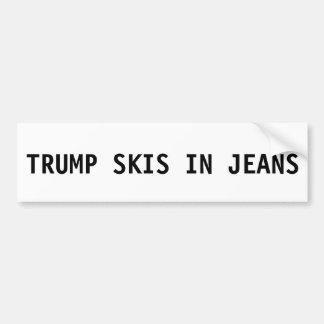 Coche Pegatina para el parachoques de Donald Trump -