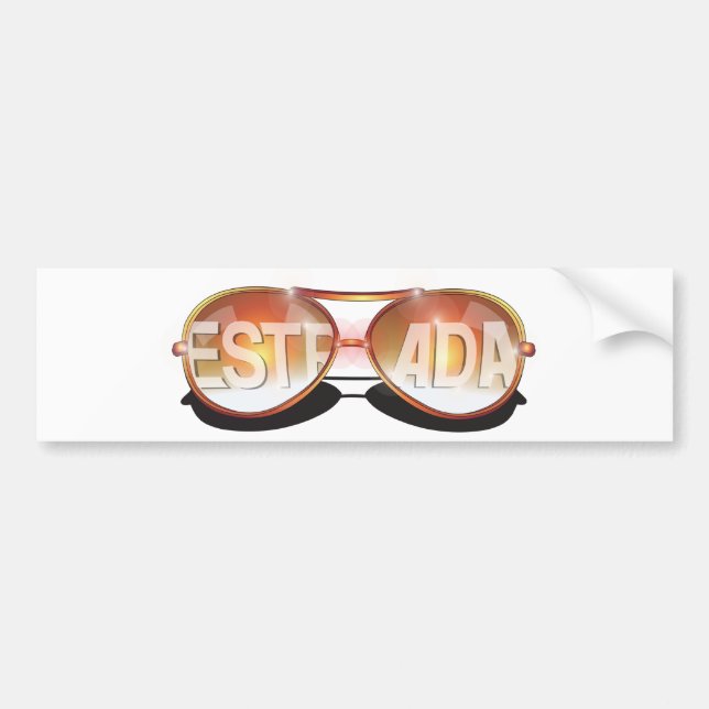 Coche Pegatina para el parachoques de Estrada (Frente)