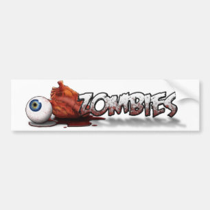 Coche Pegatina para el parachoques de EyeHeartZombies