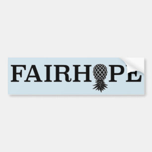 Coche Pegatina para el parachoques de Fairhope - piña a