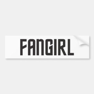 Coche Pegatina para el parachoques de Fangirl