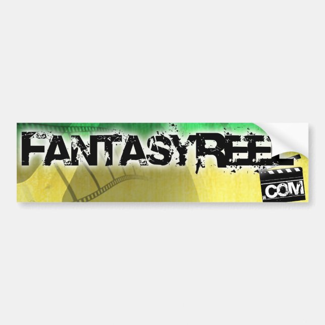Coche pegatina para el parachoques de FantasyReel.com (Frente)