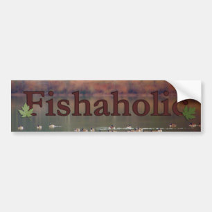 Coche Pegatina para el parachoques de Fishaholic