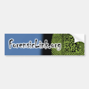 Coche pegatina para el parachoques de Forensiclink.org
