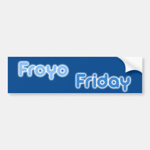 Coche Pegatina para el parachoques de FroyoFriday