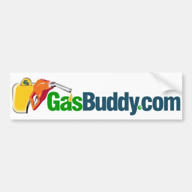 Coche Pegatina para el parachoques de GasBuddy (Frente)