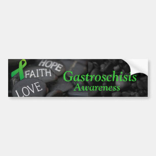 Coche Pegatina para el parachoques de Gastroschisis de
