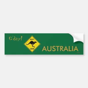 Coche Pegatina para el parachoques de G'DAY AUSTRALIA