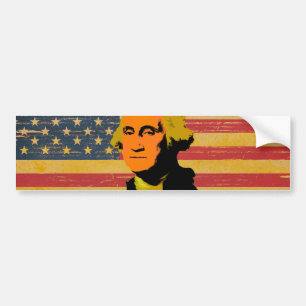 Coche Pegatina para el parachoques de George Washington