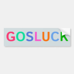 Coche Pegatina para el parachoques de GOSLUCK