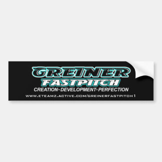 Coche Pegatina para el parachoques de GREINER FASTPITCH