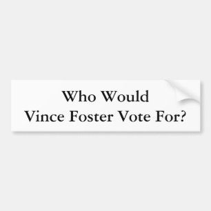 Coche Pegatina para el parachoques de Hillary Clinton