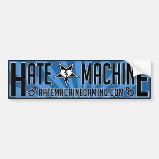 Coche Pegatina para el parachoques de HMG (azul)
